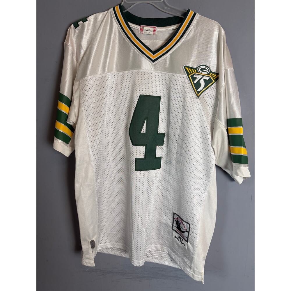 Brett Favre 1993 Packers Mitchell & Ness Jersey Size L Korea/China Tag Size 52